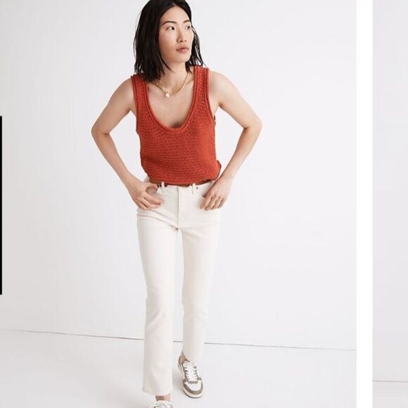 MADEWELL Slim Demi-Boot Jeans in Vintage Canvas Wash - Limited Edition NWT - Picture 1 of 13